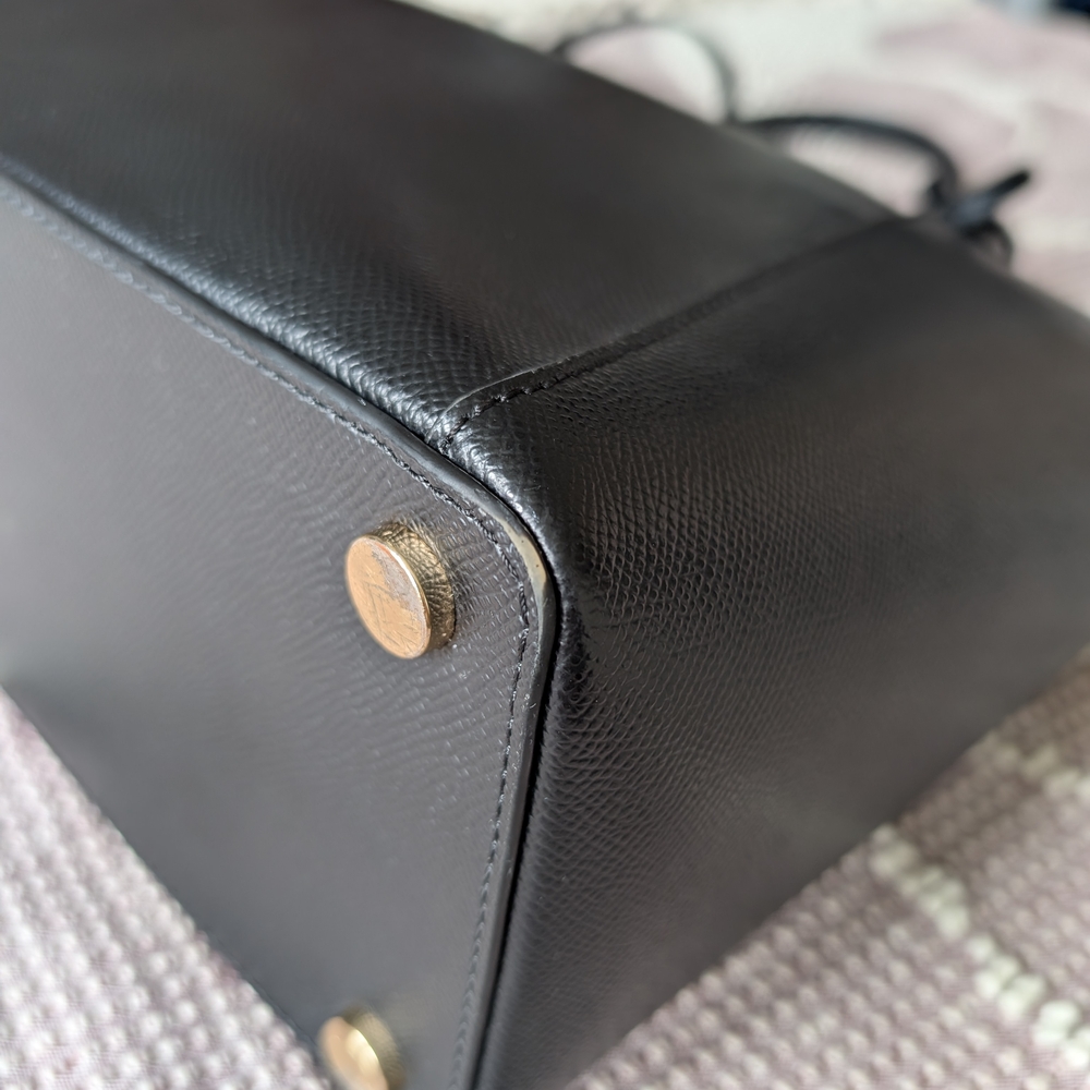 Michael Kors Maddie Black Tote Bag - Picture 9 of 11